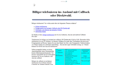 Desktop Screenshot of billiger.telefonieren.net
